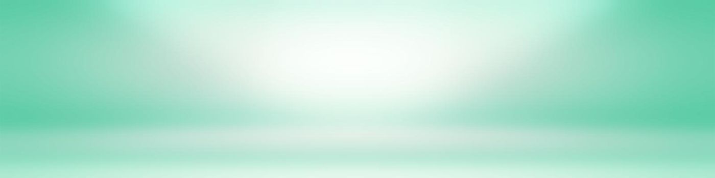 Luxury plain Green gradient abstract studio background empty room with space for your text and picture.