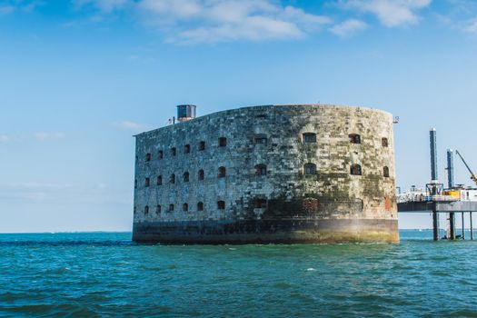 Fort Boyard at the mouth of the Charente in France
