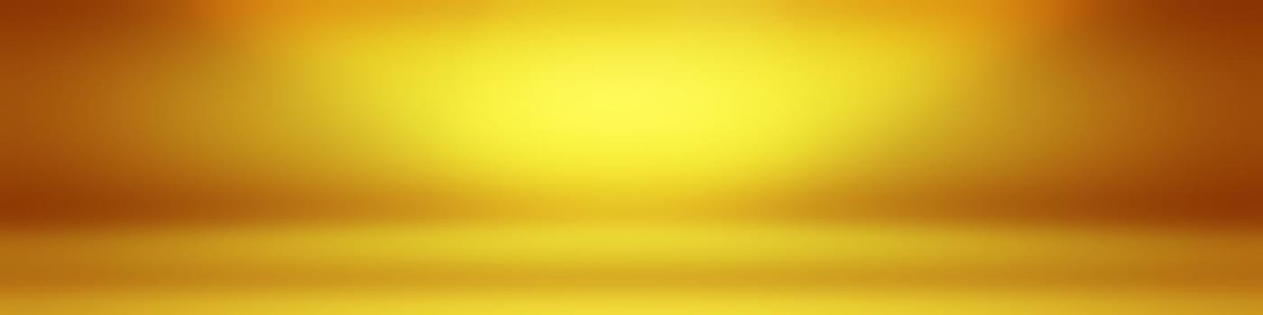 Abstract Luxury Gold yellow gradient studio wall, well use as background,layout,banner and product presentation