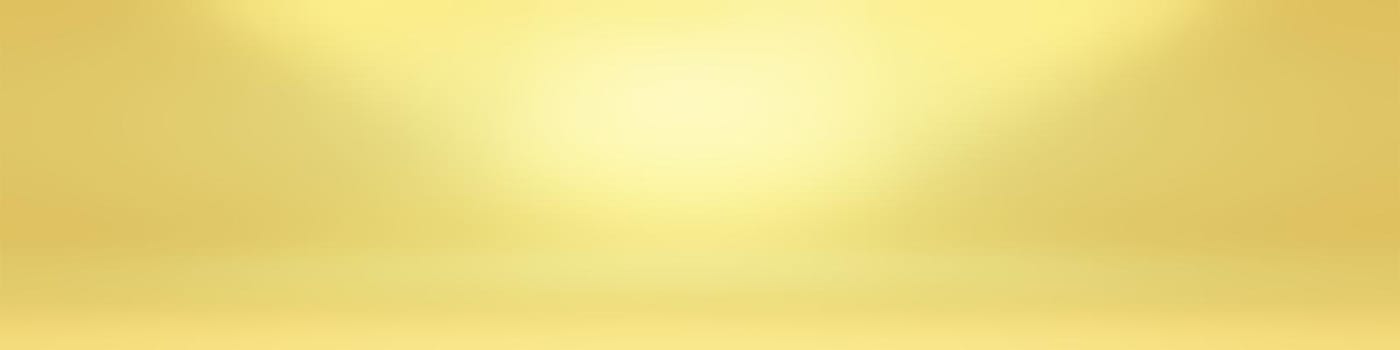 Abstract Luxury Gold yellow gradient studio wall, well use as background,layout,banner and product presentation