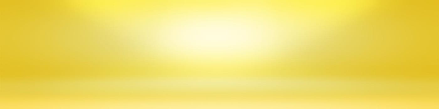 Abstract Luxury Gold yellow gradient studio wall, well use as background,layout,banner and product presentation