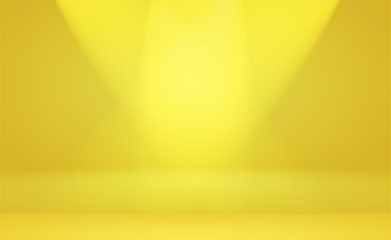 Abstract Luxury Gold yellow gradient studio wall, well use as background,layout,banner and product presentation