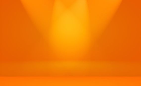 Abstract Orange background layout design,studio,room, web template ,Business report with smooth circle gradient color