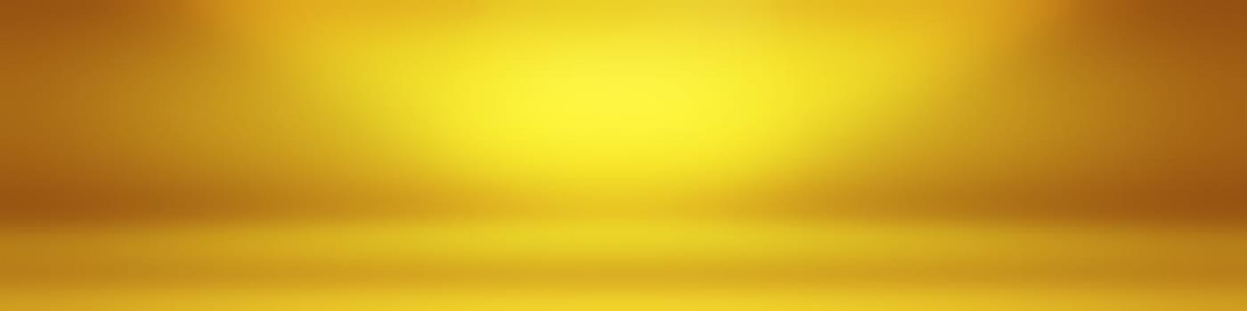 Abstract Luxury Gold yellow gradient studio wall, well use as background,layout,banner and product presentation