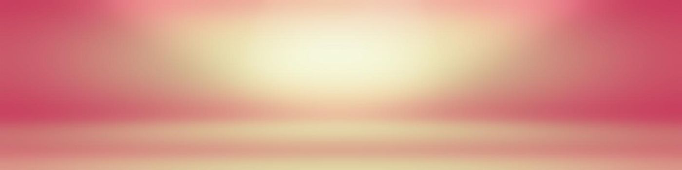 A soft vintage gradient blur background with a pastel colored well use as studio room, product presentation and banner.