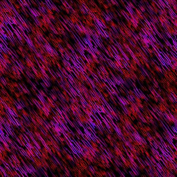 Seamless abstract pattern with abstract red and purple chaotic lines on dark background