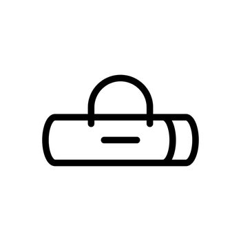 bag vector thin line icon