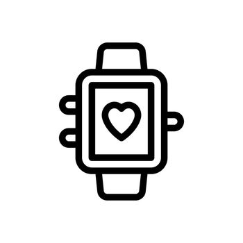 wrist vector thin line icon
