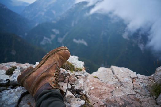 Field flowers mountains travel adventure nature. High quality photo