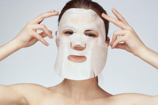 face mask rejuvenation clean skin spa treatments. High quality photo