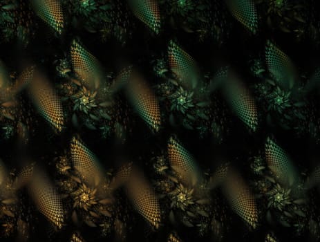 Imaginatory lush fractal texture image abstract background