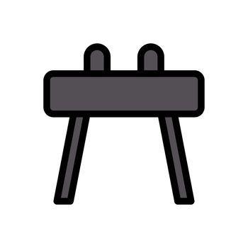 gym vector colour line icon