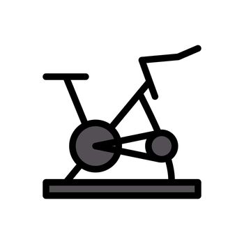 cycling vector colour line icon