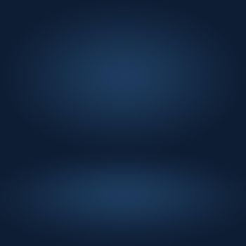 Blue gradient abstract background empty room with space for your text and picture