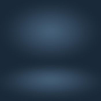 Blue gradient abstract background empty room with space for your text and picture