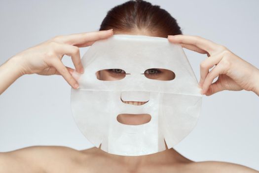 face mask rejuvenation clean skin spa treatments. High quality photo