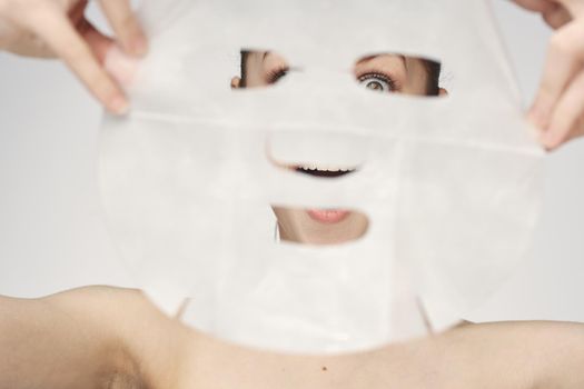 face mask rejuvenation clean skin spa treatments. High quality photo