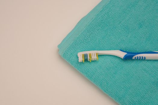 toothbrush towels hygiene care bath supplies sanitation. High quality photo