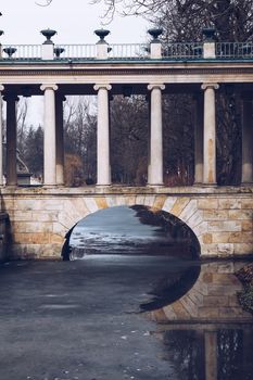 Royal Baths park in Warsaw in Poland.