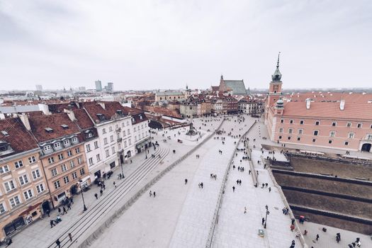 WARSAW, POLAND - March 2018 View of Old town - Warsaw City Center 1