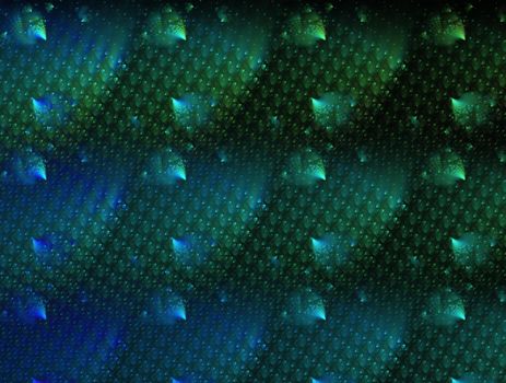 Imaginatory lush fractal texture image abstract background