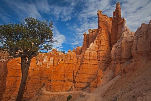 View over Bryce Canyon from the Queens Garden Trail