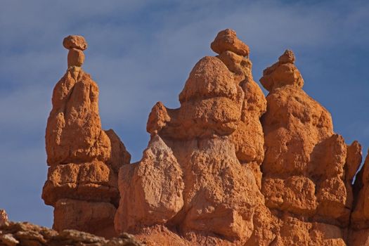 View of the Bryce Canyon landscape seen from the Queens Garden Trail / Navajo Loop