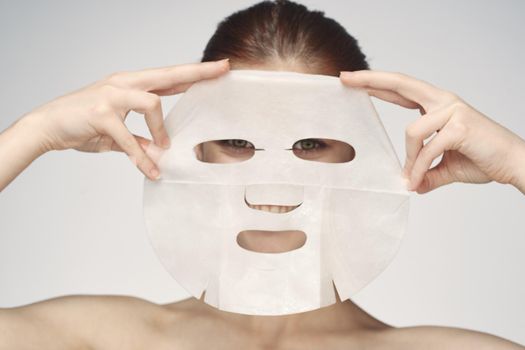 face mask rejuvenation clean skin spa treatments. High quality photo