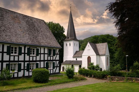 Medieval church of Wiedenest, Bergneustadt, Bergisches Land, Germany