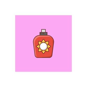 shampoo vector flat color icon