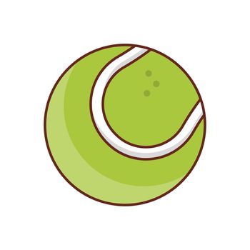 tennis Vector illustration on a transparent background. Premium quality symbols. Vector Line Flat color icon for concept and graphic design.