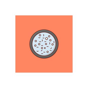 germ vector flat colour icon