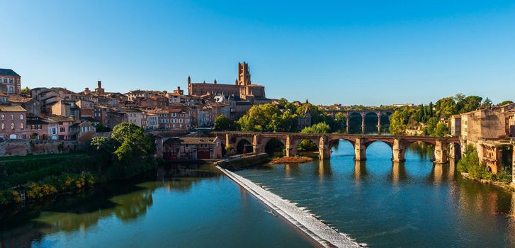 Albi is a commune in the south-west of France, capital of the Tarn department in the Occitanie region and the seat of the archdiocese of Albi, Castres and Lavaur. Historically and culturally, the town is in the Albigensian, a natural agricultural region.