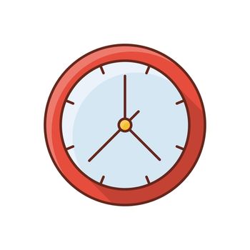 time Vector illustration on a transparent background. Premium quality symbols. Vector Line Flat color icon for concept and graphic design.