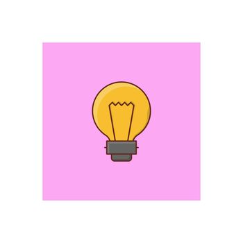 idea vector flat color icon