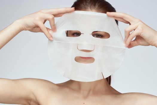 face mask rejuvenation clean skin spa treatments. High quality photo