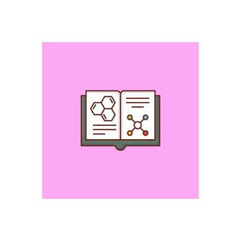 book vector flat colour icon