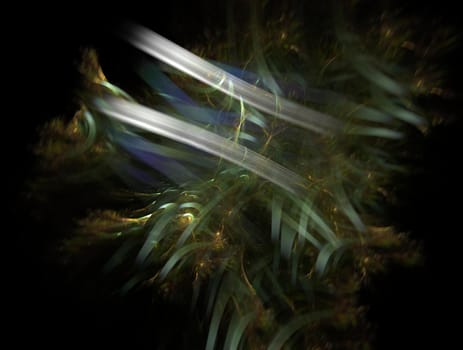 Imaginatory lush fractal texture image abstract background