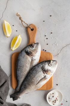 flat lay delicious seafood arrangement 2. High resolution photo