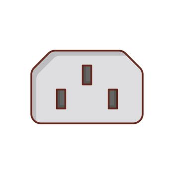 cable Vector illustration on a transparent background. Premium quality symbols. Vector Line Flat color icon for concept and graphic design.