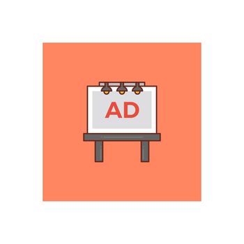 marketing vector flat colour icon