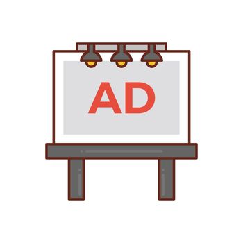 marketing vector flat colour icon