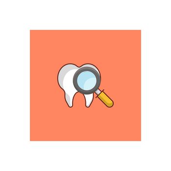 dentist Vector illustration on a transparent background. Premium quality symbols.Vector line flat color icon for concept and graphic design.
