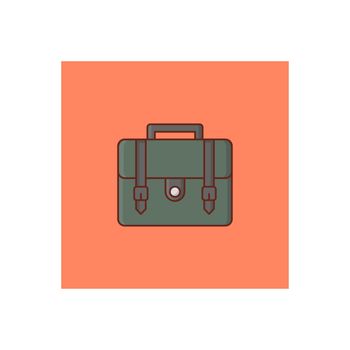 luggage Vector illustration on a transparent background. Premium quality symbols. Vector Line Flat color icon for concept and graphic design.