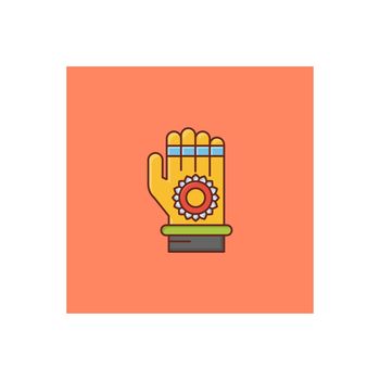 hinduism vector flat color icon