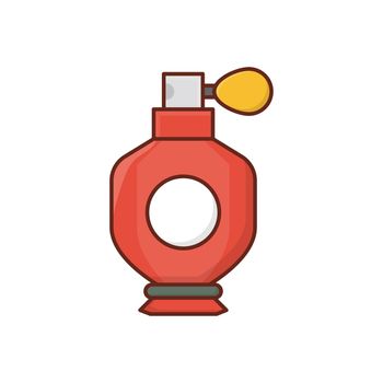 perfume vector flat colour icon