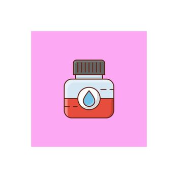 ink vector flat color icon