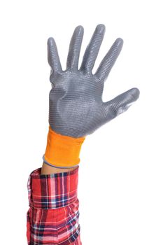 the all purpose gloves with non-slip rubber coated.