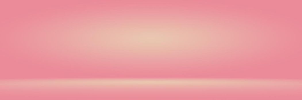 Abstract empty smooth light pink studio room background, Use as montage for product display,banner,template