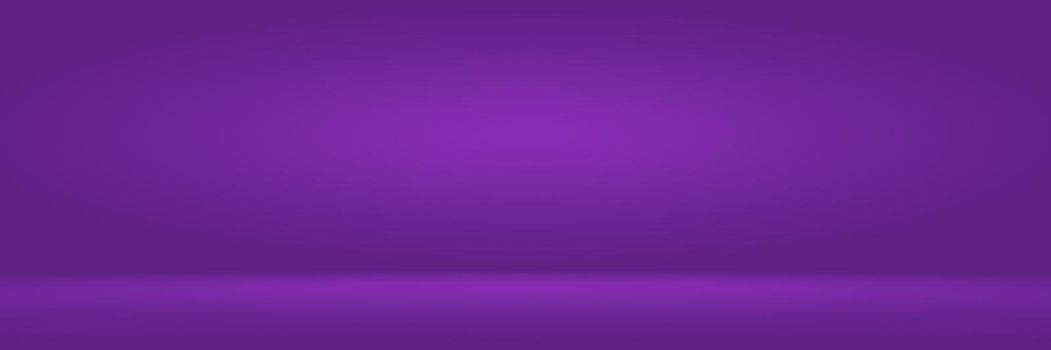 Studio Background Concept - abstract empty light gradient purple studio room background for product. Plain Studio background